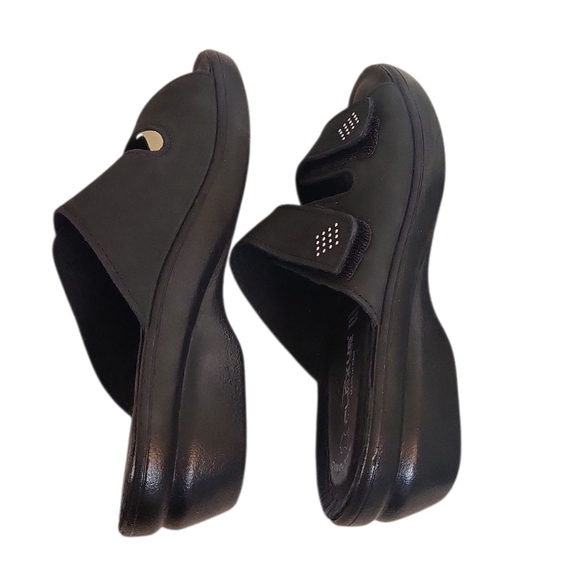 Spring Step Shoes Flexus Aditi Slide Sandal Black - Picture 3 of 5